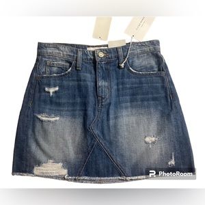 NWT Flying Monkey Black Label Denim Skirt Sz 25